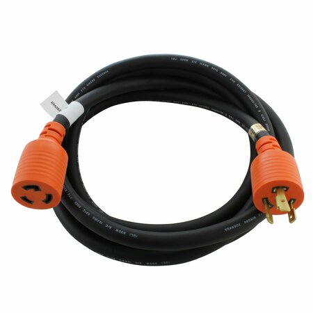 AC WORKS 25ft SOOW 12/3 NEMA L6-20 20A 250V Rubber Extension Cord L620PR-025